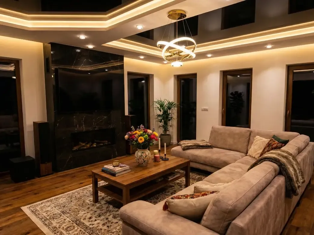 Zdjęcie fantastycznie wyglądającego mieszkania